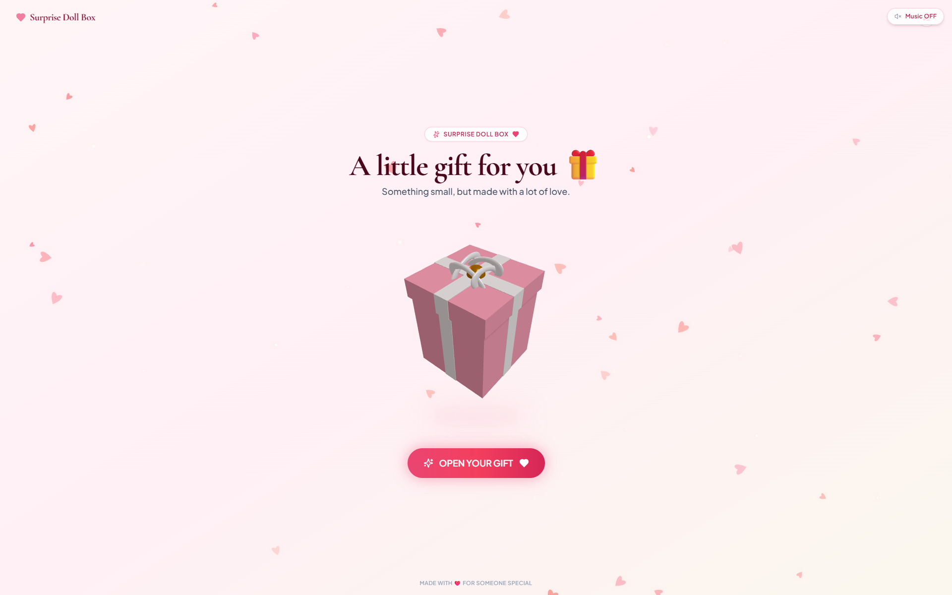 Surprise Doll Box Showcase